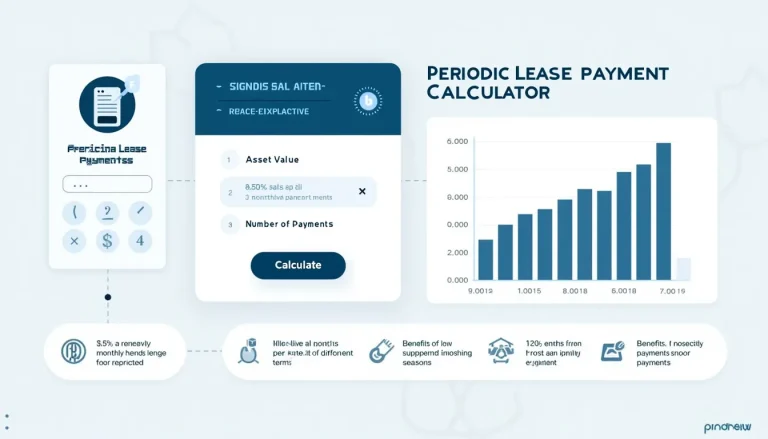 Simplify your leasing decisions with our Periodic Lease Payment Calculator infographic, showcasing how to easily determine your monthly costs.