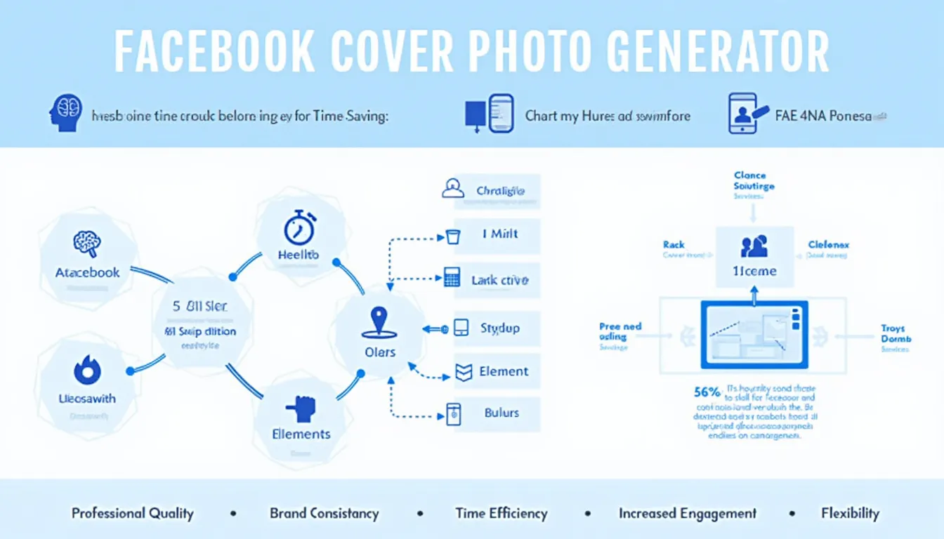 Unlock the power of our AI-driven Facebook Cover Photo Generator with this comprehensive infographic guide.