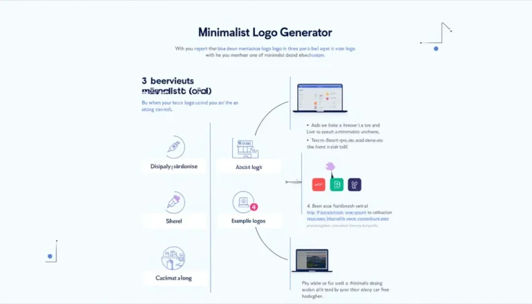 Discover the power of simplicity with our Minimalist Logo Generator Tool - create memorable brand identities in minutes!