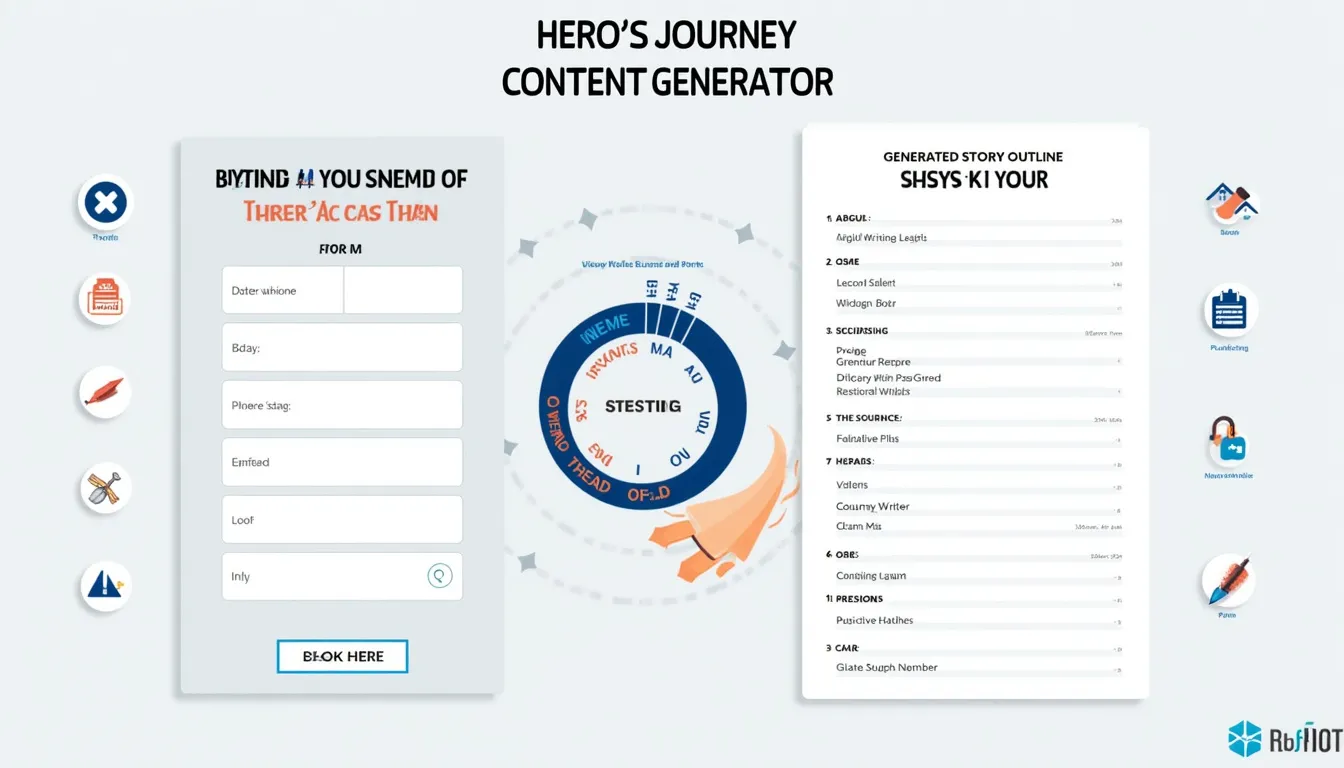 Unlock the power of storytelling with our Hero's Journey Content Generator – craft compelling narratives effortlessly!