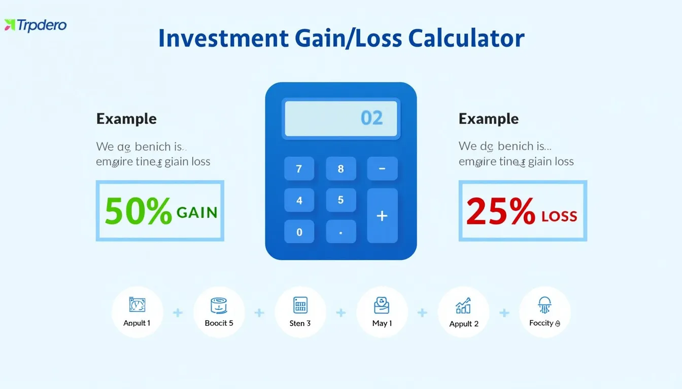 Discover how to effectively measure your investment performance with our Investment Gain/Loss Calculator infographic, featuring key formulas, examples, and benefits.