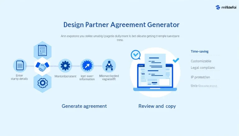 Streamline your tech partnerships with our Design Partner Agreement Generator - protecting your startup's IP and fostering innovation in minutes.