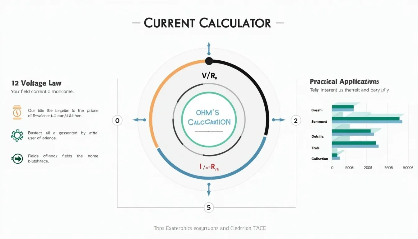 Unlock the power of Ohm's Law with our Current Calculator infographic: simplify electrical calculations and enhance your circuit analysis skills.