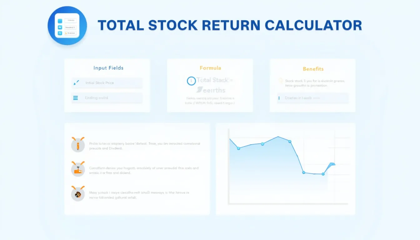 Unlock the power of comprehensive investment analysis with our Total Stock Return Calculator infographic, showcasing how to measure true stock performance beyond just price changes.