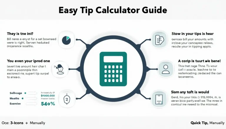 Simplify your dining experience with our comprehensive guide to using a tip calculator - never struggle with gratuity calculations again!