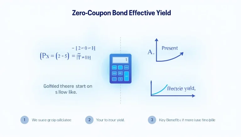 Unlock the power of zero-coupon bonds with our effective yield calculator infographic, simplifying complex financial decisions.