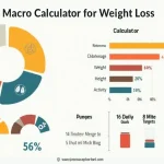 Discover your personalized macronutrient plan for effective weight loss with our comprehensive Macro Calculator infographic.