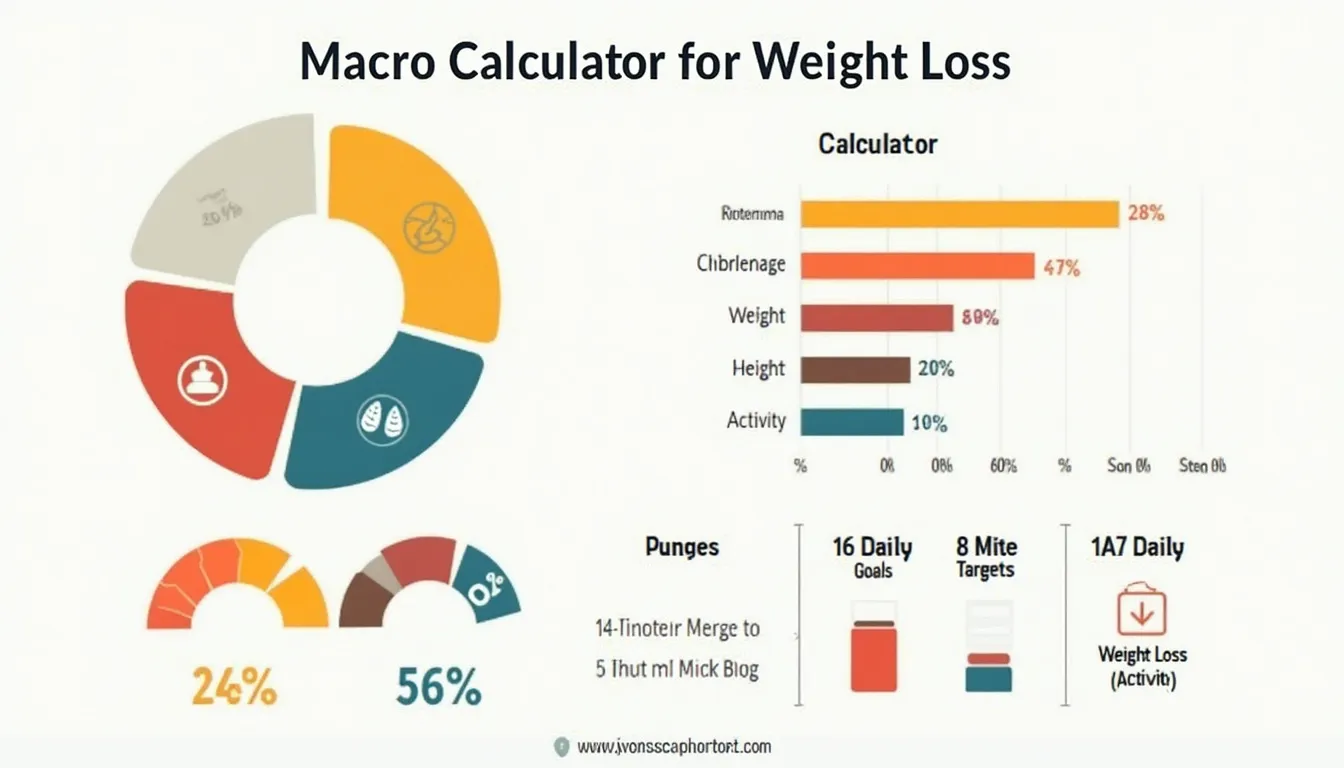 Discover your personalized macronutrient plan for effective weight loss with our comprehensive Macro Calculator infographic.