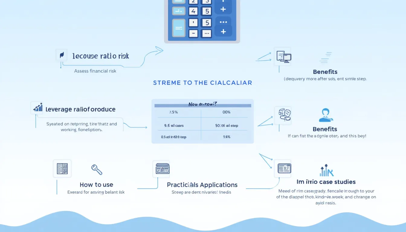 Discover how to assess your financial risk with precision using our Leverage Ratio Calculator infographic – your guide to making informed financial decisions.