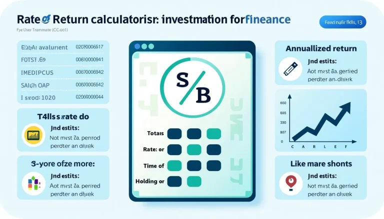 Unlock the power of precise investment analysis with our Rate of Return Calculator infographic – your key to measuring and optimizing portfolio performance.