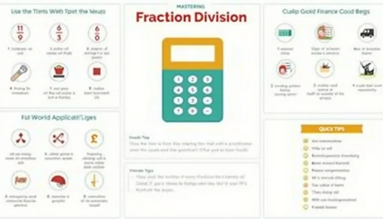 Unlock the power of fraction division with our comprehensive infographic guide, perfect for students, professionals, and everyday problem-solvers.