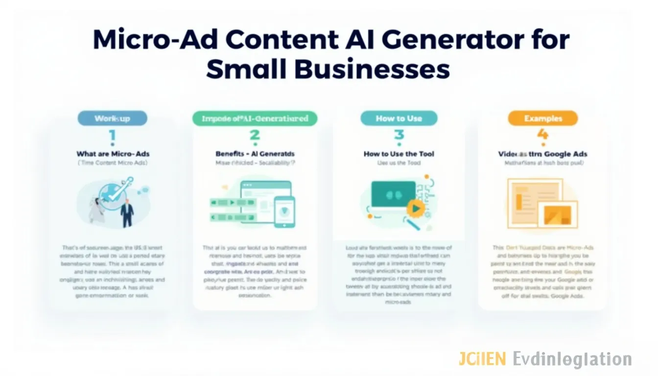 Revolutionize your small business marketing with AI-powered micro-ads! Discover how the Micro-Ad Content AI Generator can save time, improve performance, and scale your advertising efforts.