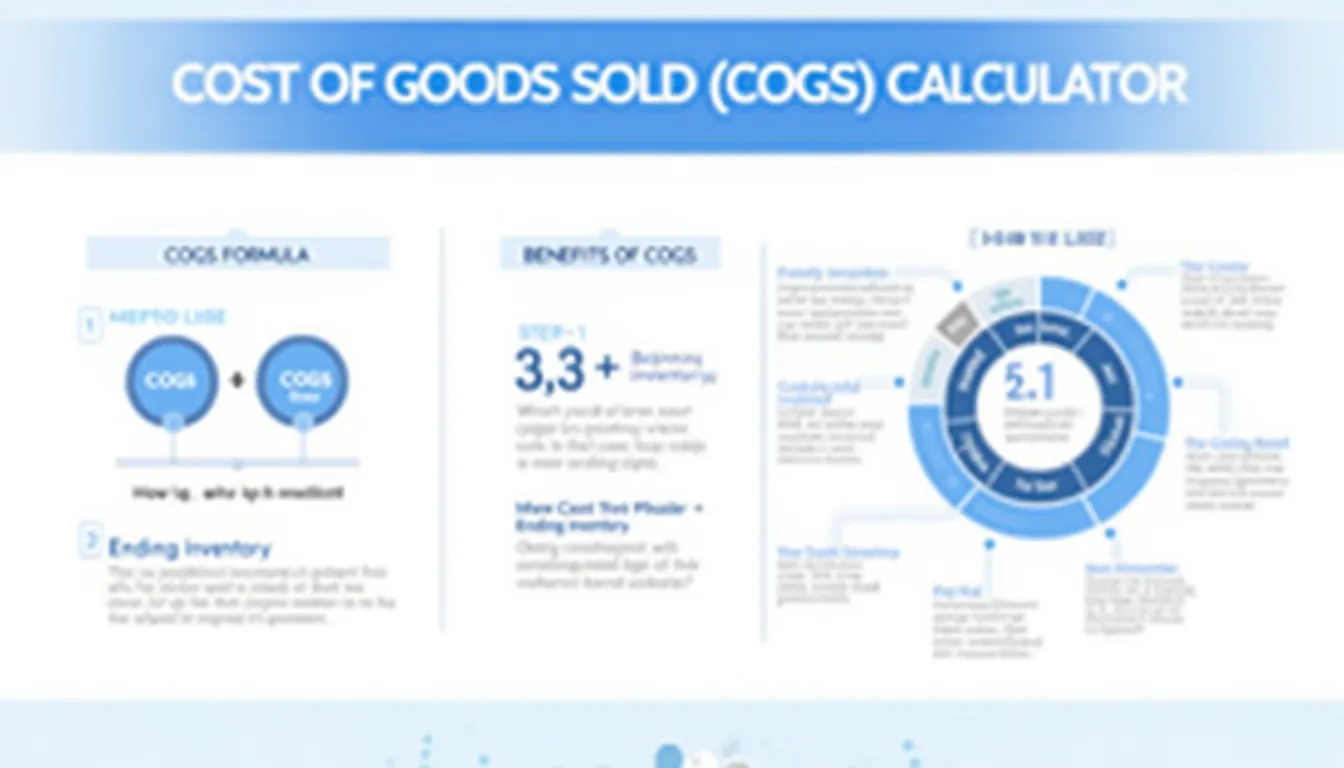 Discover the power of accurate financial calculations with our Cost of Goods Sold (COGS) Calculator infographic – your key to optimizing business finances and making informed decisions.