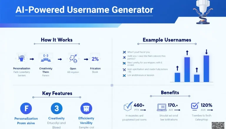 Discover the power of AI in crafting unique online identities with our innovative Username Generator Tool.