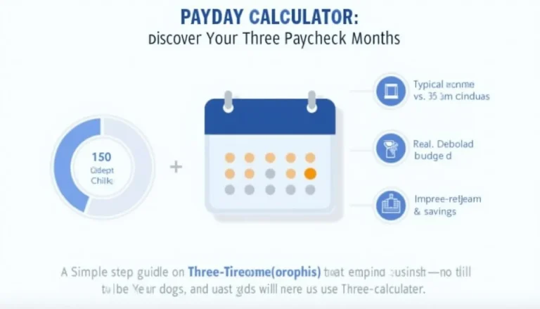 Unlock the power of your pay schedule with our Payday Calculator infographic, revealing the months when you'll receive three paychecks instead of two.