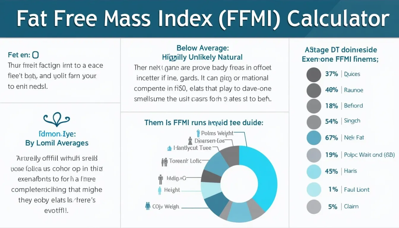 Unlock the power of the Fat Free Mass Index (FFMI) Calculator to assess your lean body mass and natural muscle-building potential.