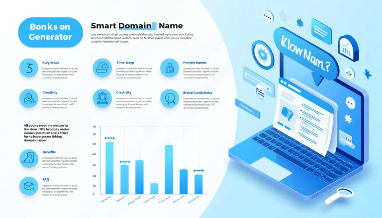 Unlock the power of creative domain names with our Smart Domain Name Generator infographic - your guide to establishing a memorable online presence.