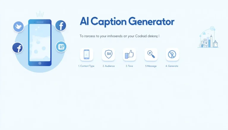 Revolutionize your social media strategy with our AI Caption Generator - create engaging, platform-optimized captions in seconds!