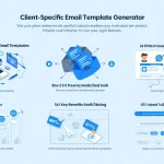 Revolutionize your email marketing with our Client-Specific Email Template Generator: Boost efficiency, personalization, and results for freelance marketers.