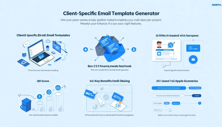 Revolutionize your email marketing with our Client-Specific Email Template Generator: Boost efficiency, personalization, and results for freelance marketers.