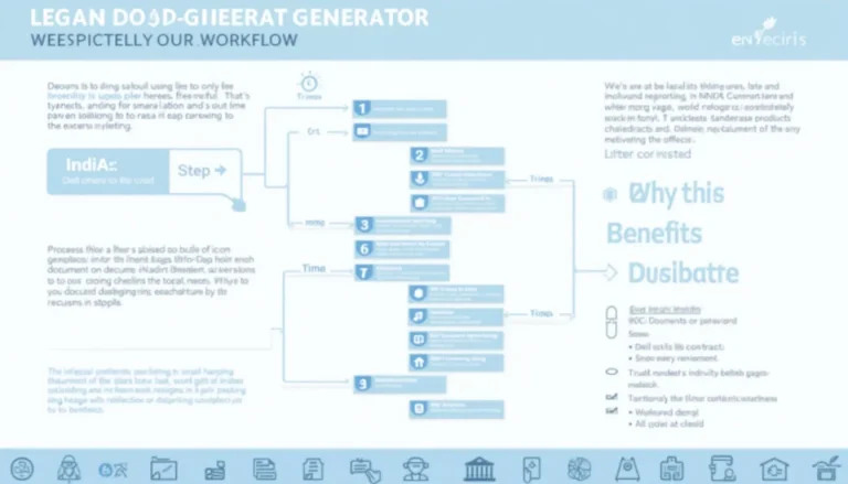 Revolutionize your legal document creation with our efficient, template-based generator - save time, reduce errors, and improve consistency.