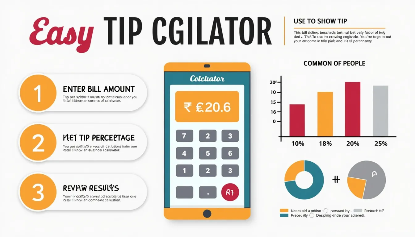 Master the art of tipping with our Easy Tip Calculator Guide – simplify bill splitting and gratuity calculations instantly!