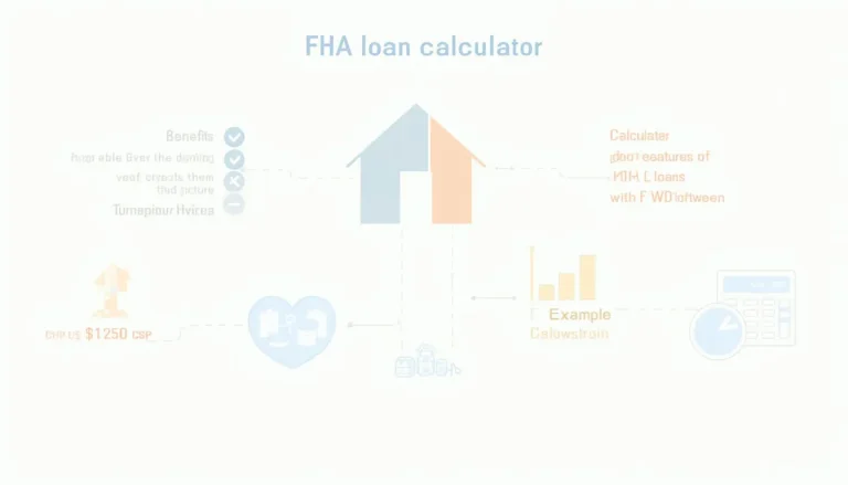 Discover the power of our FHA Loan Calculator with this comprehensive infographic guide, helping you navigate your home buying journey with confidence.