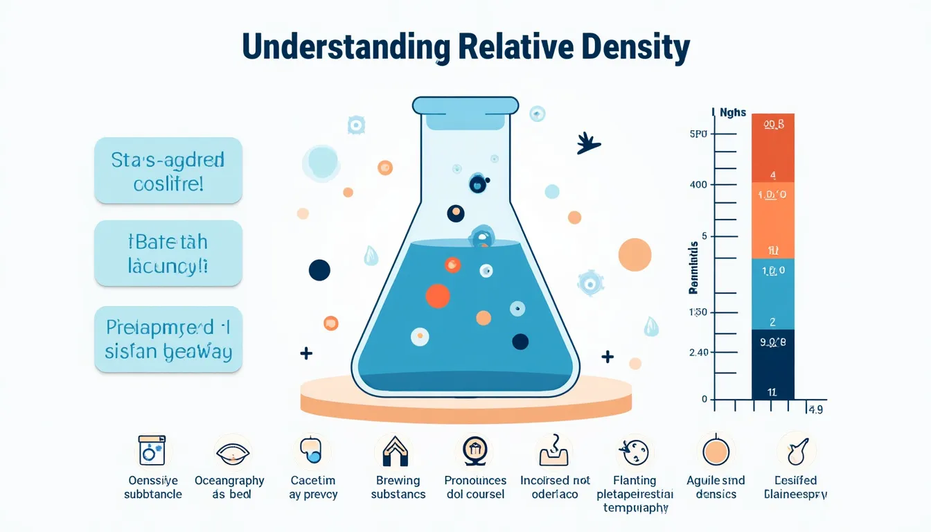 Dive into the world of relative density with this comprehensive infographic, exploring its definition, applications, and significance across various industries.