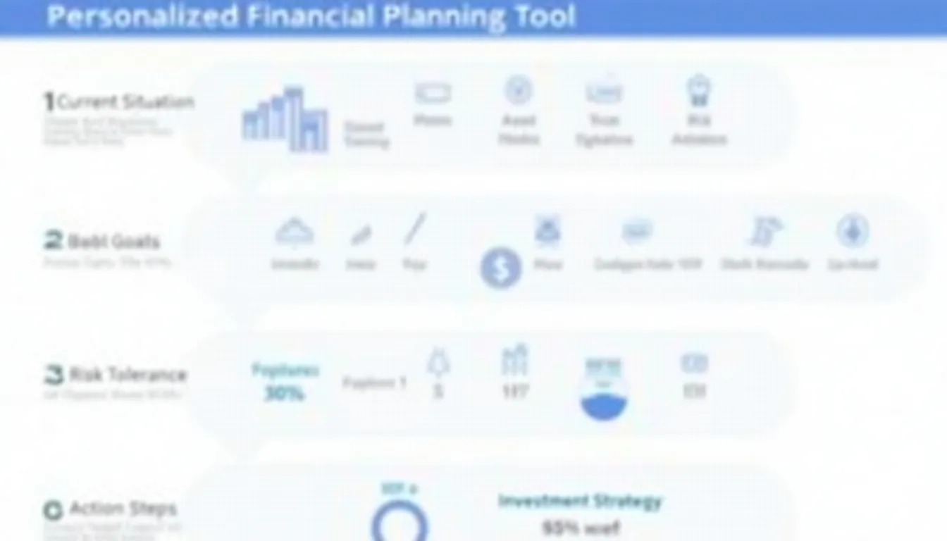 Unlock your financial potential with our comprehensive Personalized Financial Planning Tool, guiding you through every step of your fiscal journey.