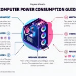 Unlock the secrets of your PC's power needs with our comprehensive Computer Power Consumption Guide infographic.