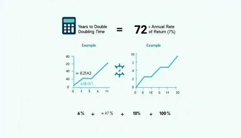 Discover how quickly your investments can double with this easy-to-understand Rule of 72 infographic, perfect for financial planning and investment strategy.