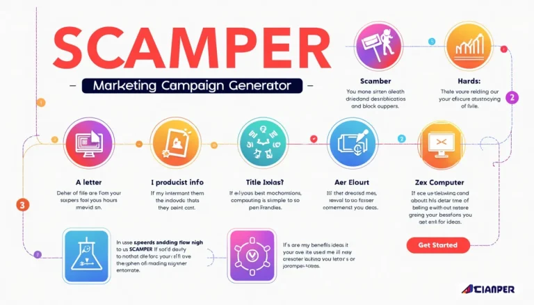 Boost your marketing creativity with the SCAMPER technique: a powerful tool for innovative campaign generation.