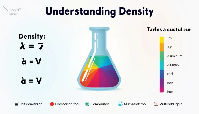 Dive into the world of density with our comprehensive infographic, showcasing key concepts and practical applications of this fundamental physical property.