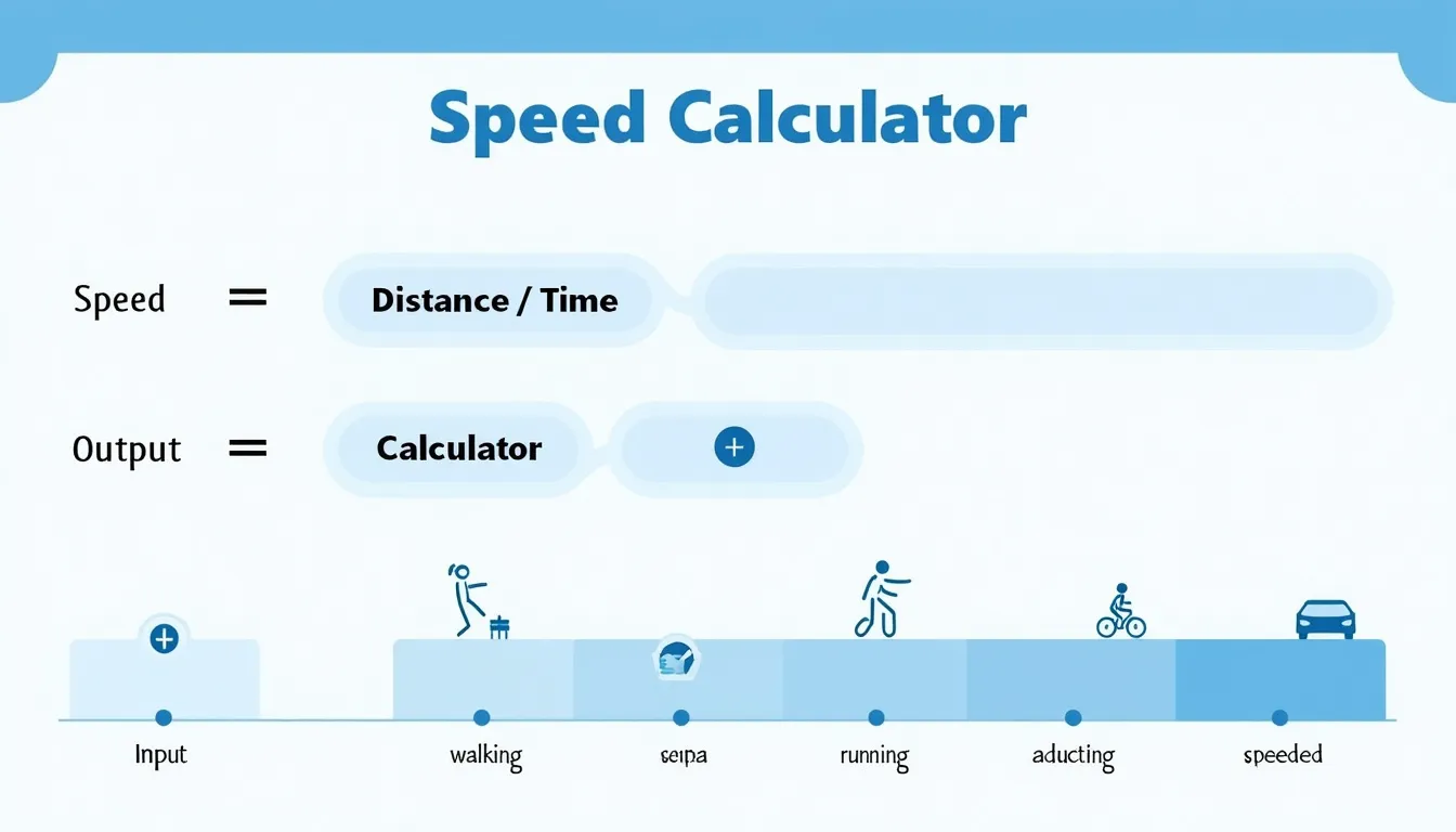 Discover the power of our Speed Calculator: Instantly compute velocity from distance and time with this visually appealing infographic guide.