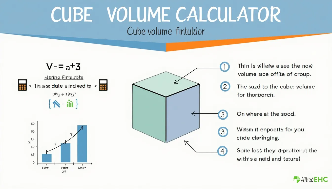 Discover the power of cubic calculations with our easy-to-use Cube Volume Calculator infographic, simplifying complex geometry for students and professionals alike.