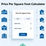 Unlock property value insights with our Price Per Square Foot Calculator infographic – your key to smarter real estate decisions.