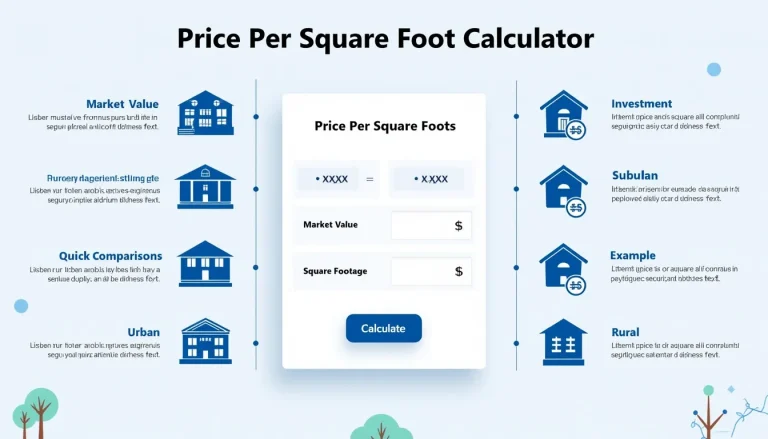 Unlock property value insights with our Price Per Square Foot Calculator infographic – your key to smarter real estate decisions.