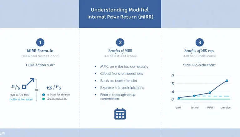 Unlock the power of MIRR: A visual guide to understanding and leveraging Modified Internal Rate of Return for smarter investment decisions.