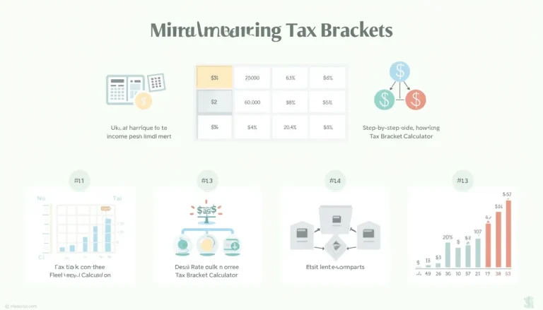 Demystify tax calculations with our comprehensive "Understanding Tax Brackets" infographic, featuring a user-friendly guide to our Tax Bracket Calculator.