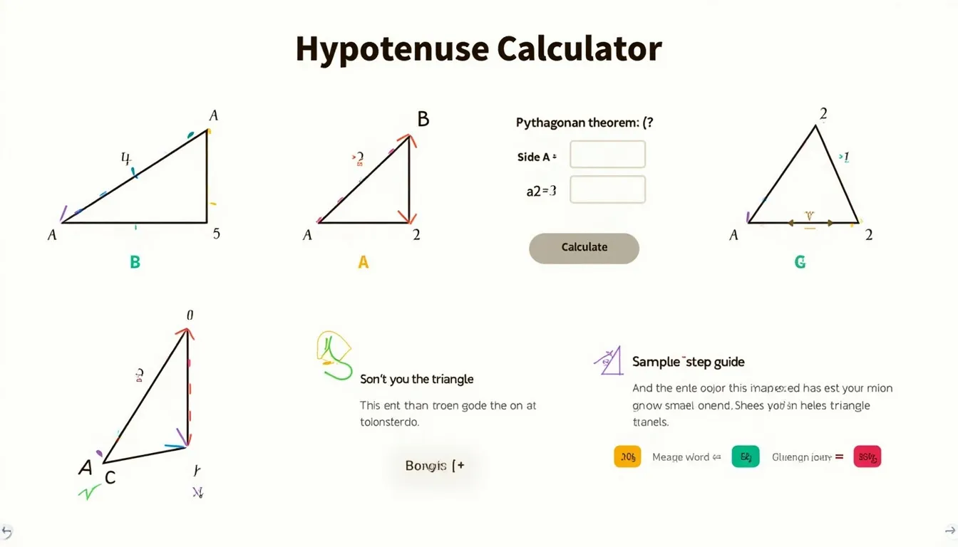 Discover the power of the Hypotenuse Calculator: Solve right triangles with ease and explore its practical applications in various fields.