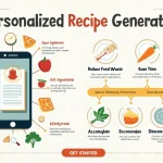 Transform your kitchen experience with our Personalized Recipe Generator – turn random ingredients into delicious, tailored meals at the click of a button!