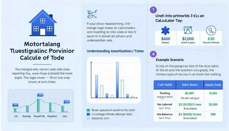 Demystify mortgage payments with our comprehensive Mortgage Amortization Calculator Guide infographic.