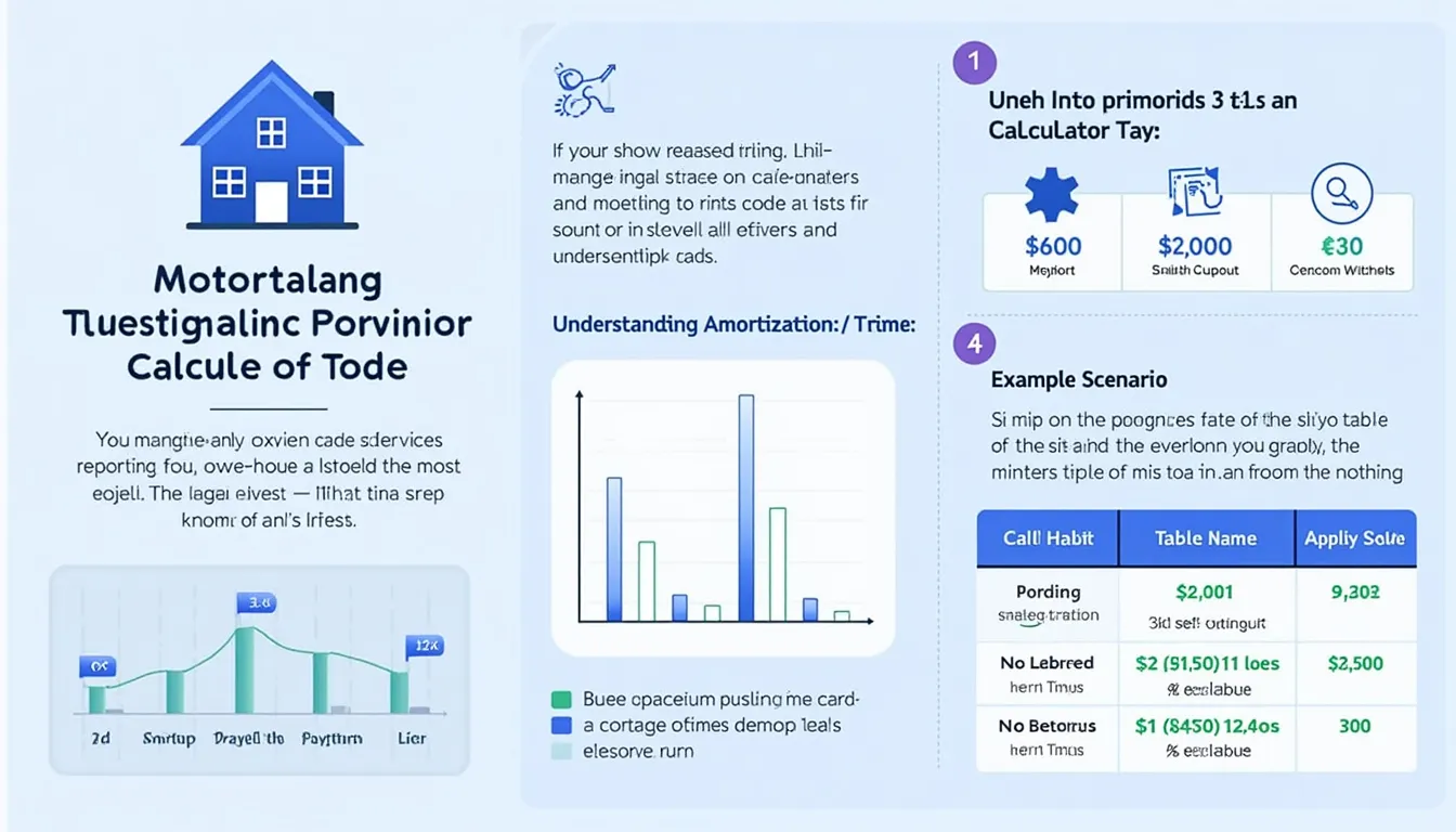 Demystify mortgage payments with our comprehensive Mortgage Amortization Calculator Guide infographic.