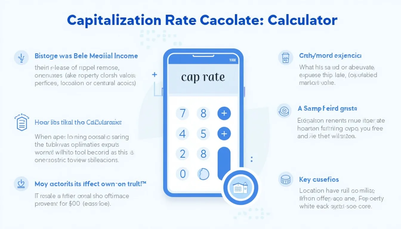 Discover how our Capitalization Rate Calculator can revolutionize your real estate investment strategy with this informative infographic.