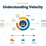 Discover the fundamentals of velocity and its real-world applications in this comprehensive infographic.