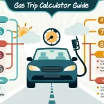 Discover how to accurately estimate your road trip fuel needs and costs with our comprehensive Gas Trip Calculator Guide infographic.