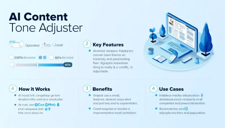 Discover the power of AI to instantly customize your content's tone with our innovative Content Tone Adjuster tool.