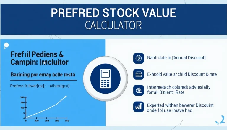 Unlock the true value of your preferred stock investments with our easy-to-use calculator infographic.