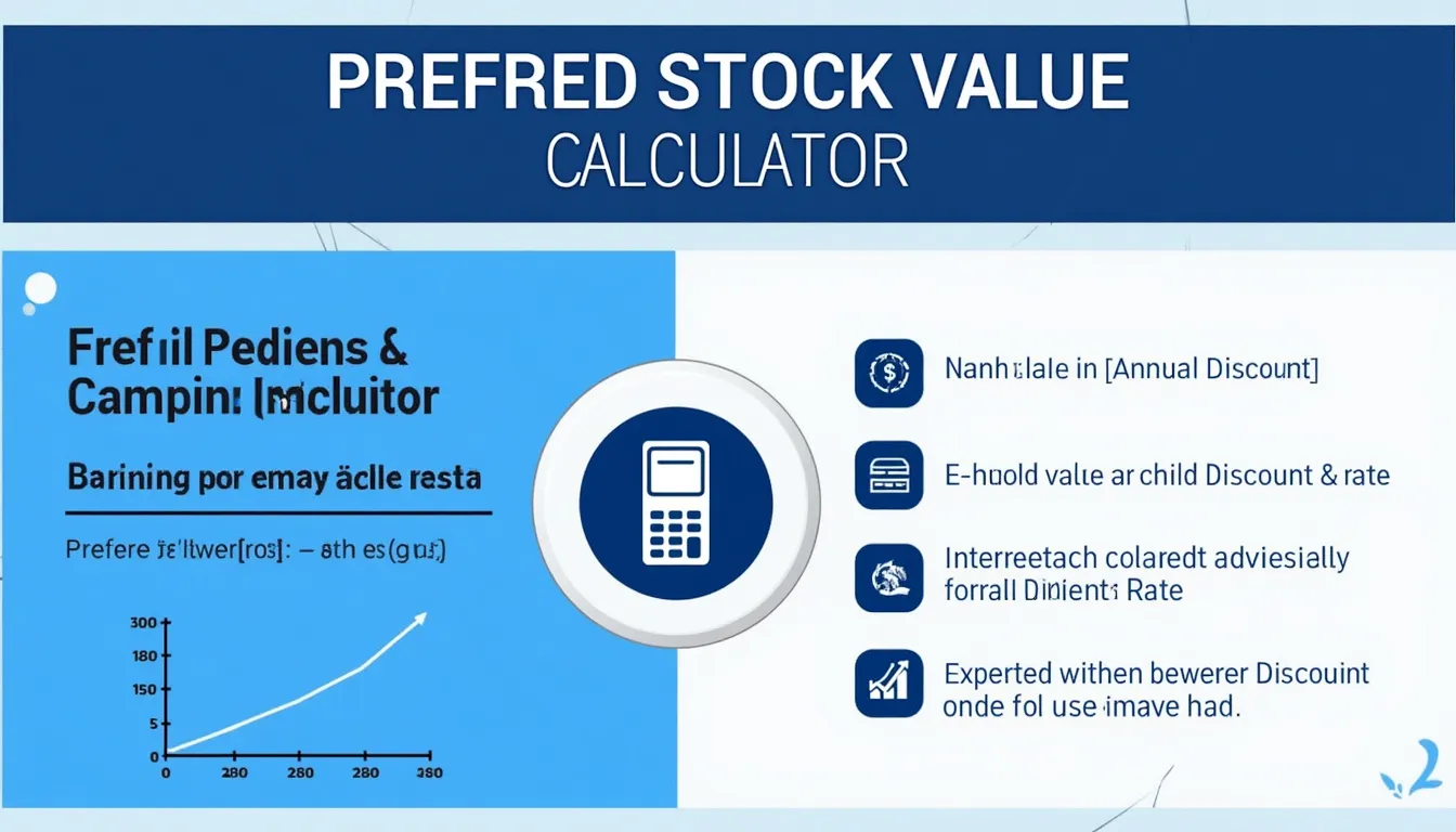 Unlock the true value of your preferred stock investments with our easy-to-use calculator infographic.