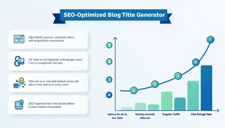 Boost your content strategy with our SEO-Optimized Blog Title Generator infographic – learn how to create compelling, search-engine-friendly titles that drive traffic and showcase your expertise.